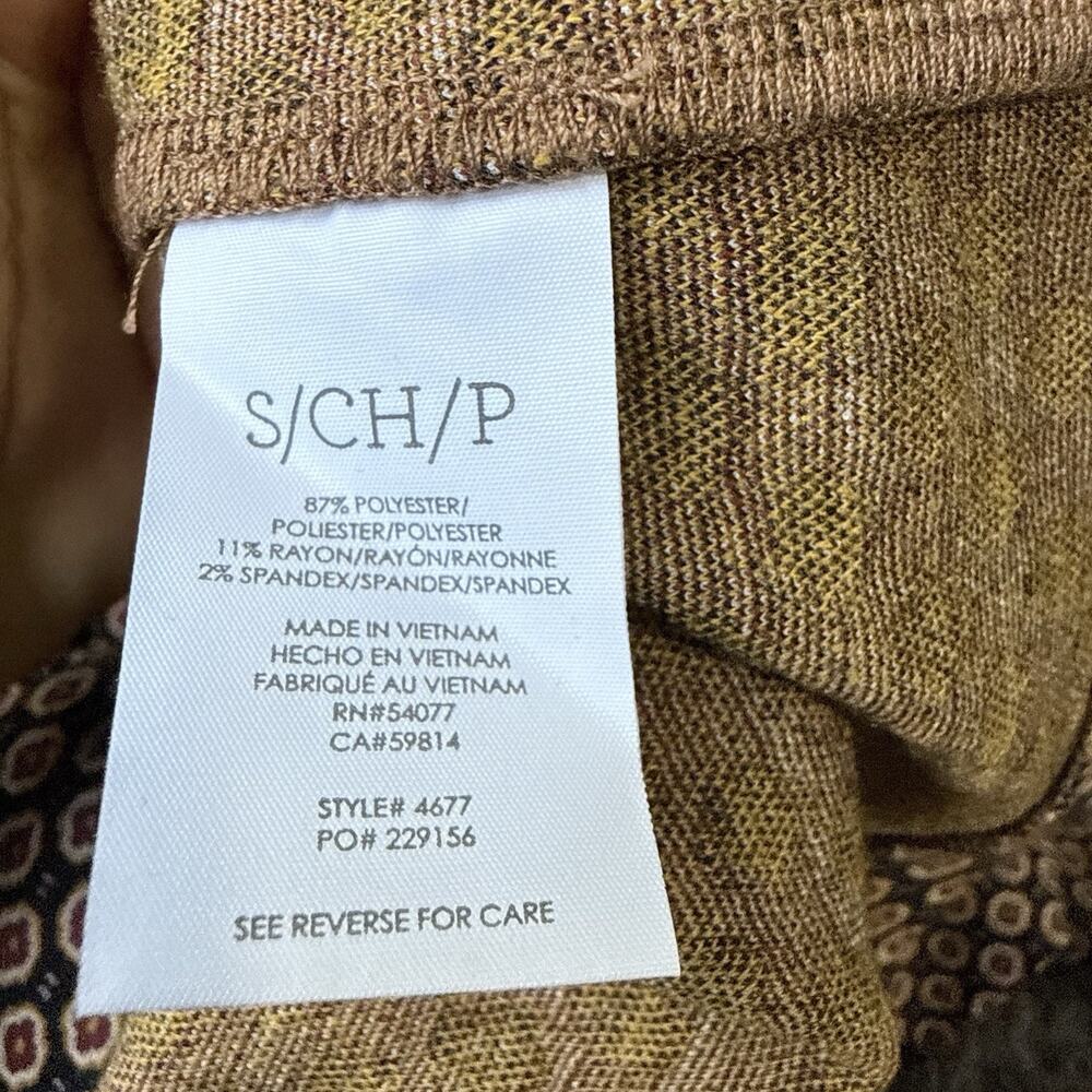 Cabi Dandy Blazer Size S Stretch Brown Prints Preppy Career Office Business NEW - Picture 6 of 6